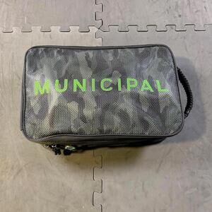 Municipal Black and Green Travel Organizer Bag